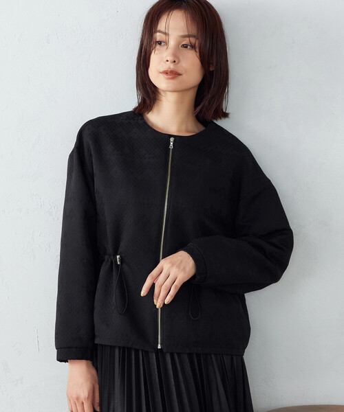「COMME CA ISM」 ブルゾン LARGE ホワイト レディース