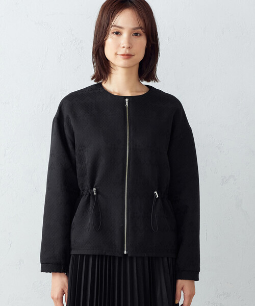 「COMME CA ISM」 ブルゾン LARGE ホワイト レディース