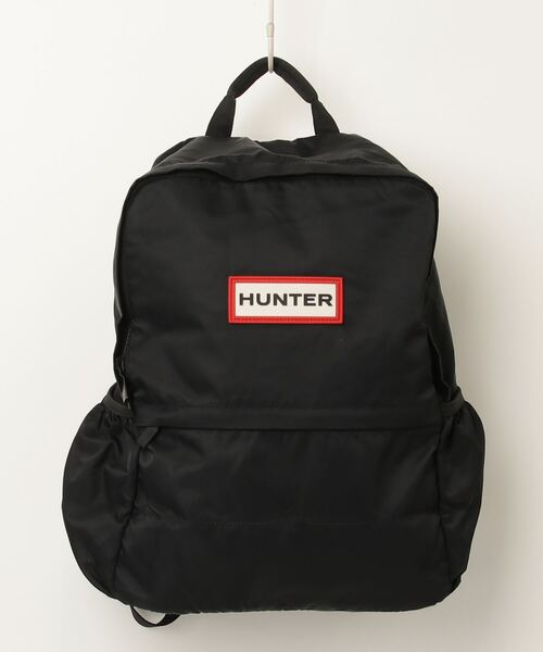 HUNTER 「HUNTER」 ワンポイントリュック - ブラック メンズ
