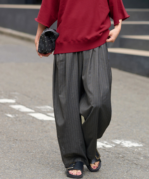 JOURNAL STANDARD relume  軽量&柔らかい　美品 JOURNAL STANDARD relume パンツ リラックスにカッコ良く。ピン