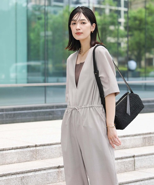 cloche ワンピース クールグログランサロペット : ZOZOTOWN