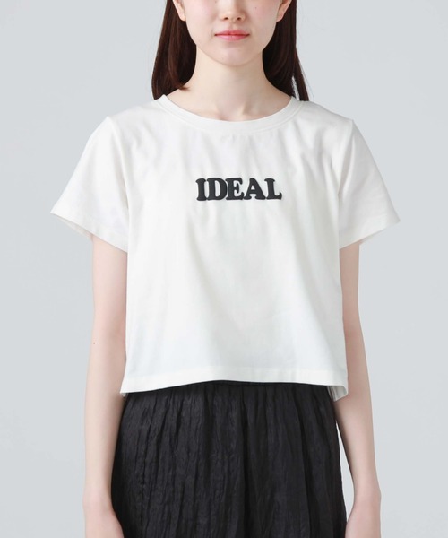 「archives」 半袖Tシャツ MEDIUM ホワイト レディース