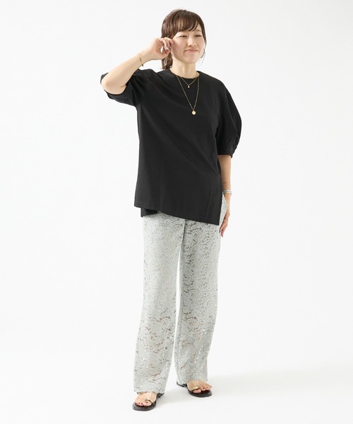 tシャツ 「Lu TECS」コンパクトジャージー テントシルエットプルオーバー レディース tシャツ 「Lu TECS」コンパクトジャージー テントシルエットプル