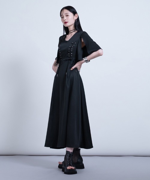 Ellno de Mavie（エルノデメヴィ） ワンピース レースアップワンピース