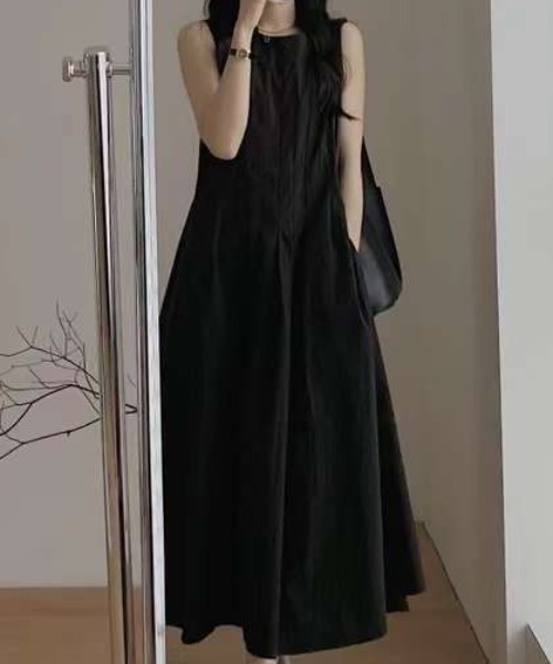 Aelina ワンピース ノースリーブタグ付きワンピース : ZOZOTOWN Yahoo