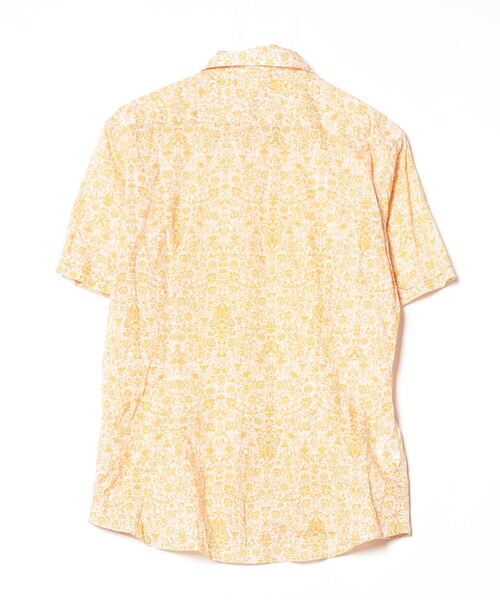 BURBERRY BLACK LABEL 半袖シャツ フラワープリント 美品 BURBERRY BLACK LABEL バーバリーブラックレーベル 花柄