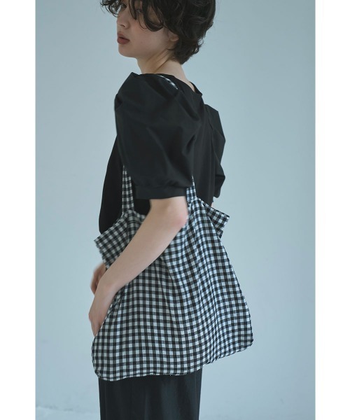 marjour（マージュール） トートバッグ GINGHAM CHECK MY BAG