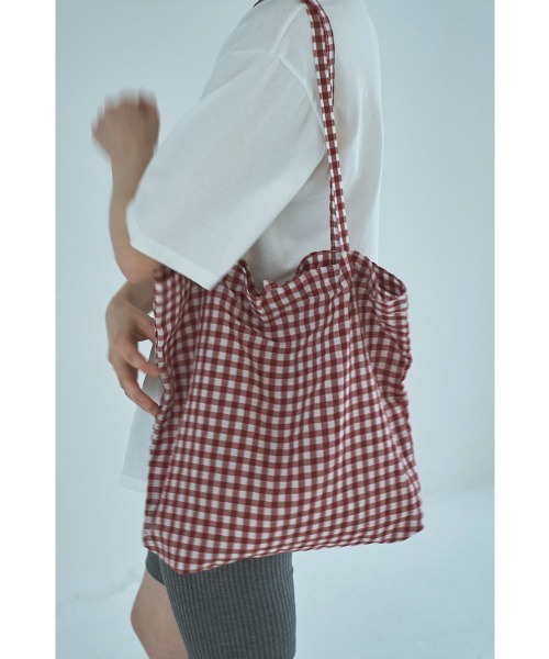 バッグ onedayapartmentjapan. gingham knapsack marjour（マージュール） トートバッグ GINGHAM CHECK MY BAG