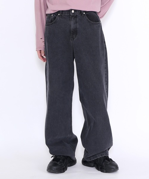 「Figments」 デニムパンツ SMALL ブラック レディース
