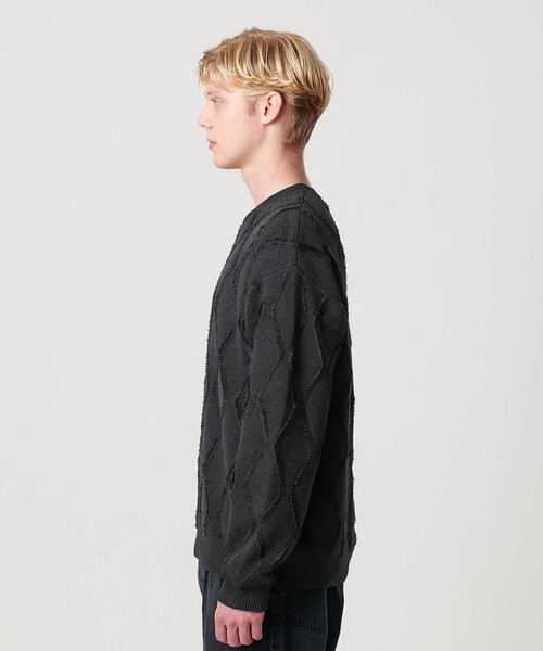 BEAUTY＆YOUTH UNITED ARROWS セーター ニット フリンジ パターン