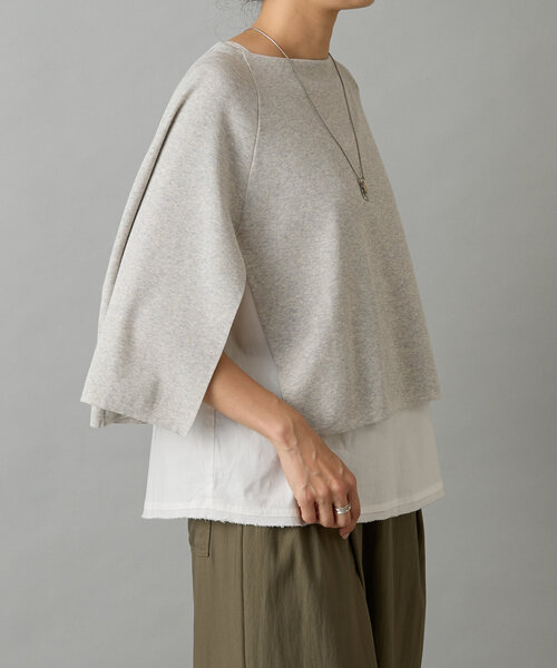 BEARDSLEY（ビアズリー） 半袖ニット FREE ネイビー レディース