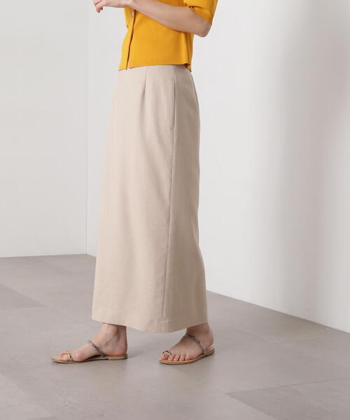 「N.（N. Natural Beauty Basic）」 タイトスカート MEDIUM キャメル レディース_画像5