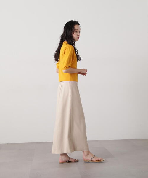 「N.（N. Natural Beauty Basic）」 タイトスカート MEDIUM キャメル レディース_画像8