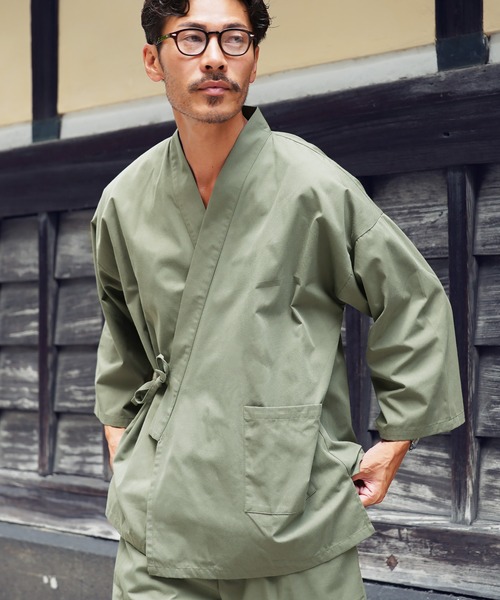 JIGGYS SHOP（ジギーズショップ） 甚平 浴衣 「セットアップ」作務衣