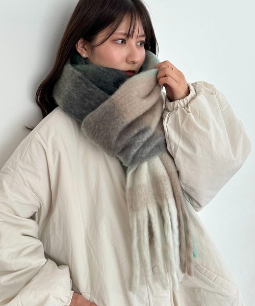 Discoat（ディスコート） マフラー ストール 「WEB限定」チェック柄