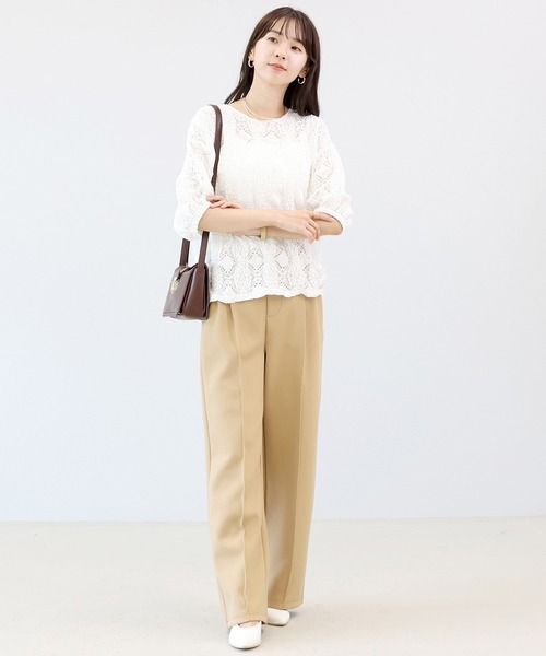 ブラウス シャツ カットレースバックリボンプルオーバー レディース | Aletta vita | 20