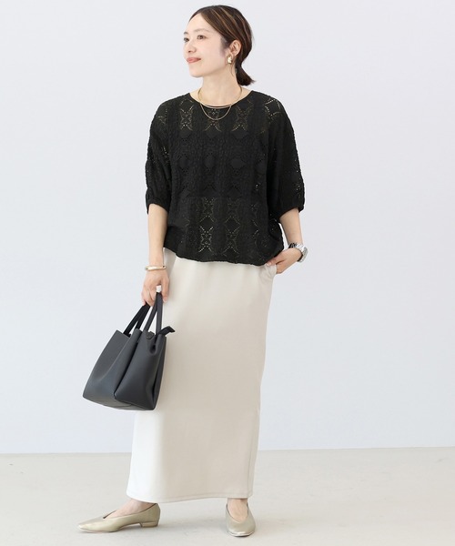 ブラウス シャツ カットレースバックリボンプルオーバー レディース | Aletta vita | 04