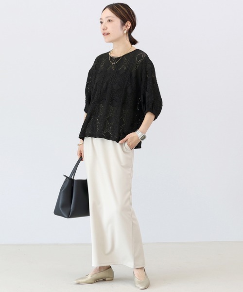 ブラウス シャツ カットレースバックリボンプルオーバー レディース | Aletta vita | 05