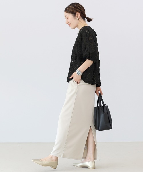 ブラウス シャツ カットレースバックリボンプルオーバー レディース | Aletta vita | 07