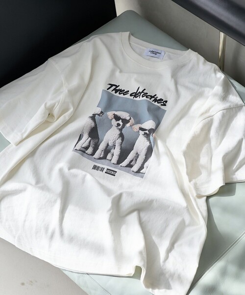 「PUBLUX」 半袖Tシャツ S オフホワイト レディース_画像9