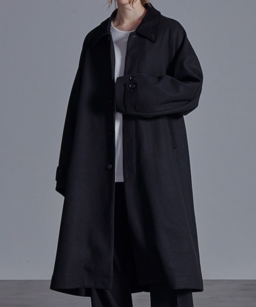 Loose（ルース） ステンカラーコート M グレー メンズ : ZOZOTOWN