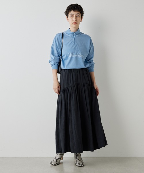 Whim Gazette（ウィム ガゼット） フレアスカート FREE ブラウン