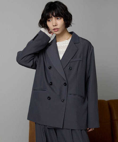 SOTT ジャケット テーラードジャケット Double-Breasted Tailored