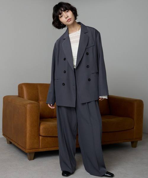SOTT ジャケット テーラードジャケット Double-Breasted Tailored