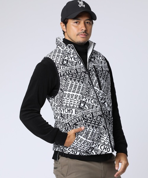 Psycho Bunny（サイコバニー） ブルゾン アウター 「GOLF」総柄