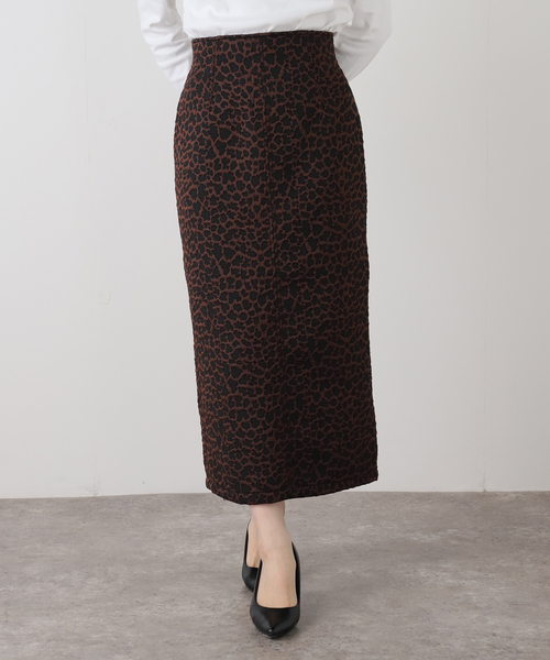 La TOTALITE（ラ トータリテ） スカート 「洗える」フェイクレザー