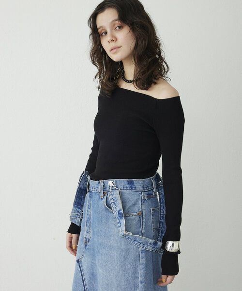 「THE PAUSE」 長袖ニット FREE ブラック レディース_画像3