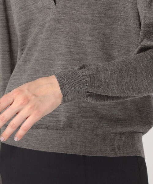 Ballsey（ボールジィ） ニット セーター シルケットウール オープン