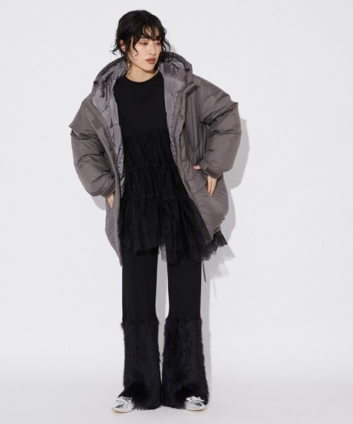 「Firsthand」 スウェットカットソー フリ- ブラック レディース_画像2