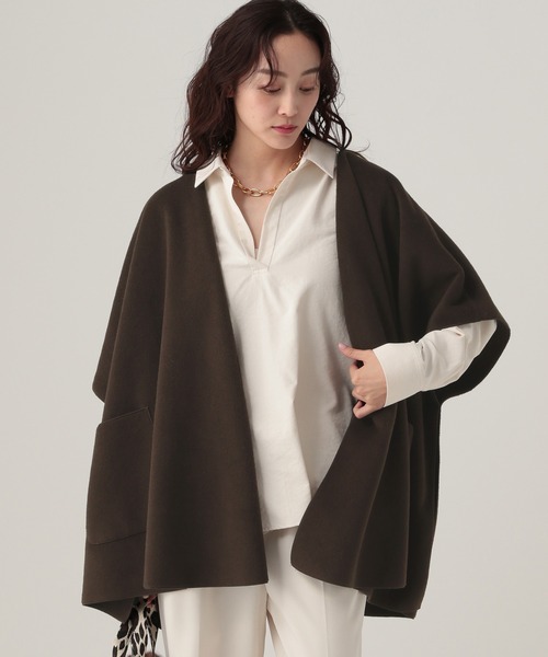 Elura（エルーラ） ポンチョ ニットリバーポンチョ/571757 レディース