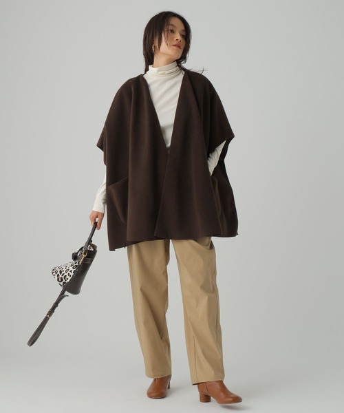 Elura（エルーラ） ポンチョ ニットリバーポンチョ/571757 レディース