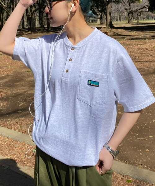 「Franklin Climbing」 半袖Tシャツ MEDIUM グレー メンズ_画像8