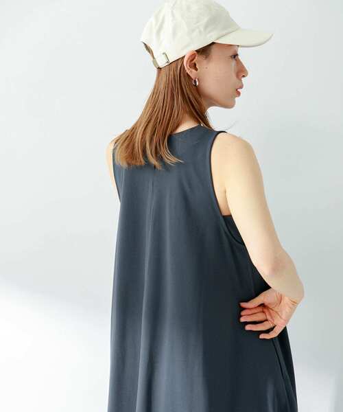 URBAN RESEARCH Sonny Label ノースリーブワンピース FREE ブラック