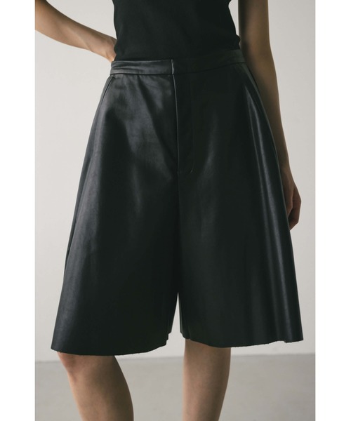 STYLEMIXER（スタイルミキサー） パンツ フェイクレザーハーフパンツ
