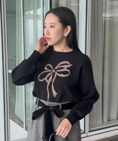 Couture Brooch（クチュール ブローチ） ニット セーター 「可愛く着