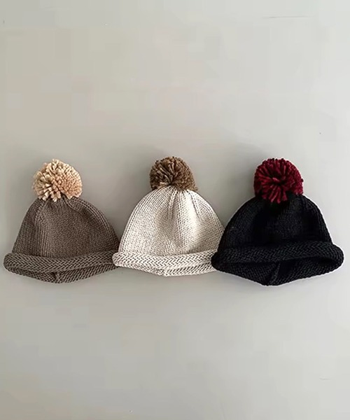 ニット帽 ニットキャップ 「 Bambin / ボンバン 」 バイカラー