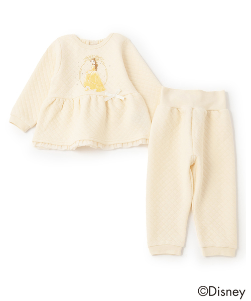 petit main パジャマ 「Disney」ペプラムパジャマ キッズ 子供 女の子