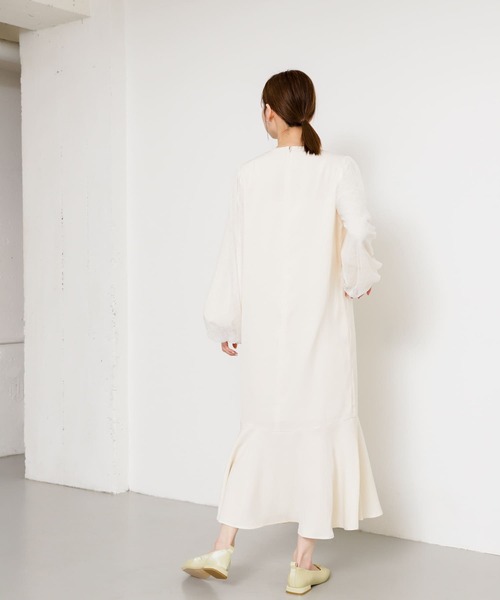 「SENSE OF PLACE by URBAN RESEARCH」 長袖ワンピース S ライトブラウン レディース_画像6