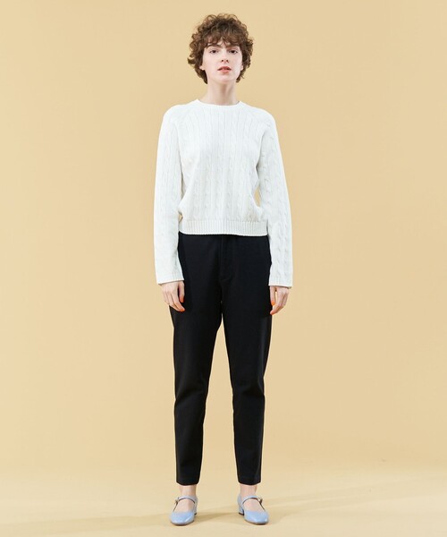 「GALERIE VIE」 長袖ニット FREE ホワイト レディース_画像5