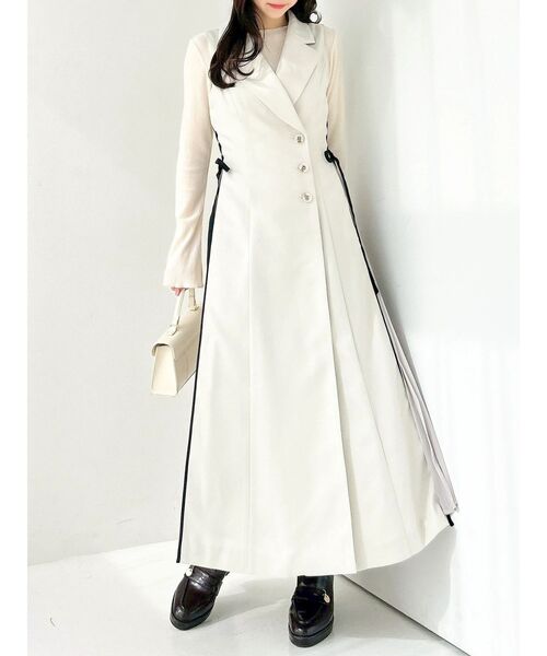 りーたん 様 dazzlin（ダズリン） ワンピース サイドプリーツテーラーワンピース