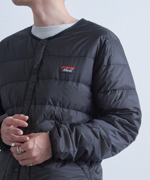 【美品】ナンガ　ダウンカーディガン　X L NANGA（ナンガ） ダウンジャケット ダウン 7DAYS INNER DOWN CARDIGAN