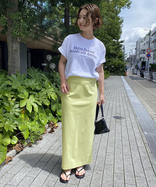 「SLOBE IENA」 タイトスカート 36 ネイビー レディース_画像2