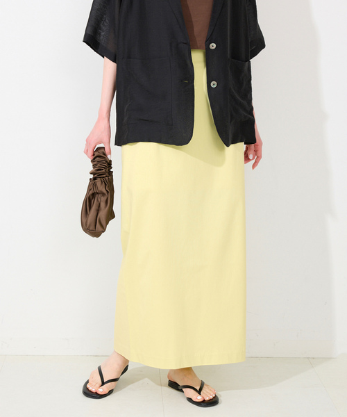 「SLOBE IENA」 タイトスカート 36 ネイビー レディース_画像8