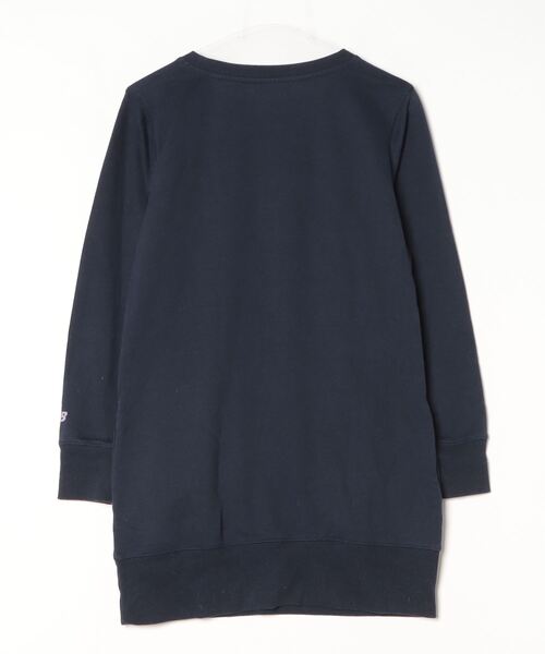 「New Balance」 スウェットカットソー L ネイビー レディース_画像2