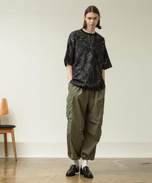 「SLICK」 半袖Tシャツ 1 アイボリー メンズ_画像4