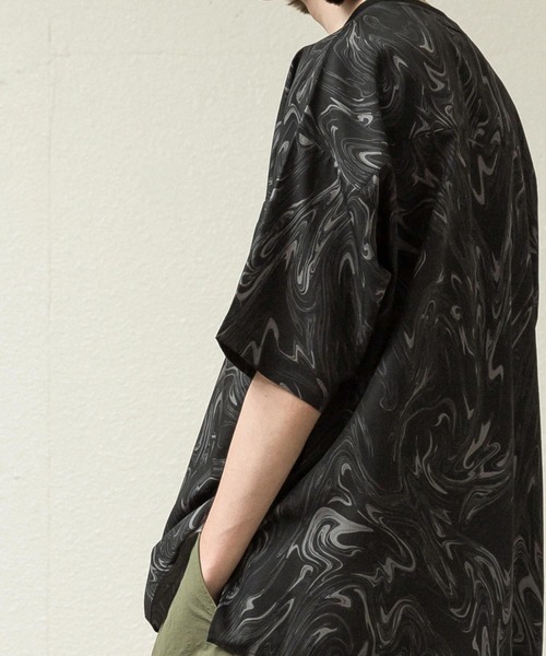 「SLICK」 半袖Tシャツ 1 アイボリー メンズ_画像5